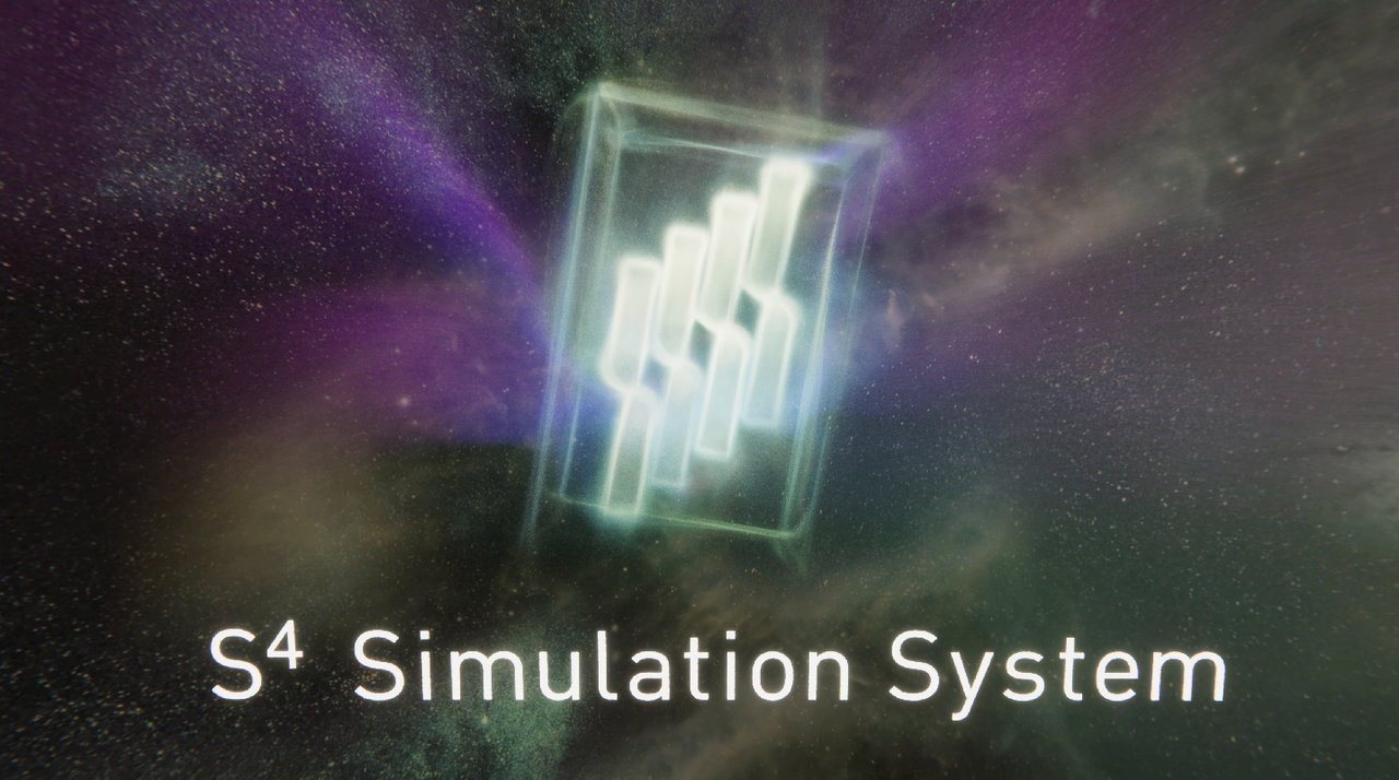Unity のパーティクルシミュレーションシステムで S4 Simulation System の Logo動画を作ってみた